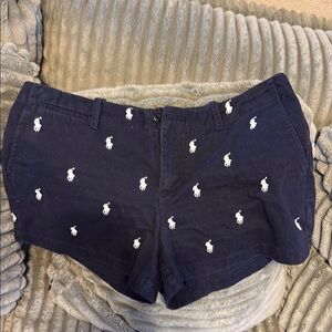 Polo by Ralph Lauren Blue and White Bermuda Shorts